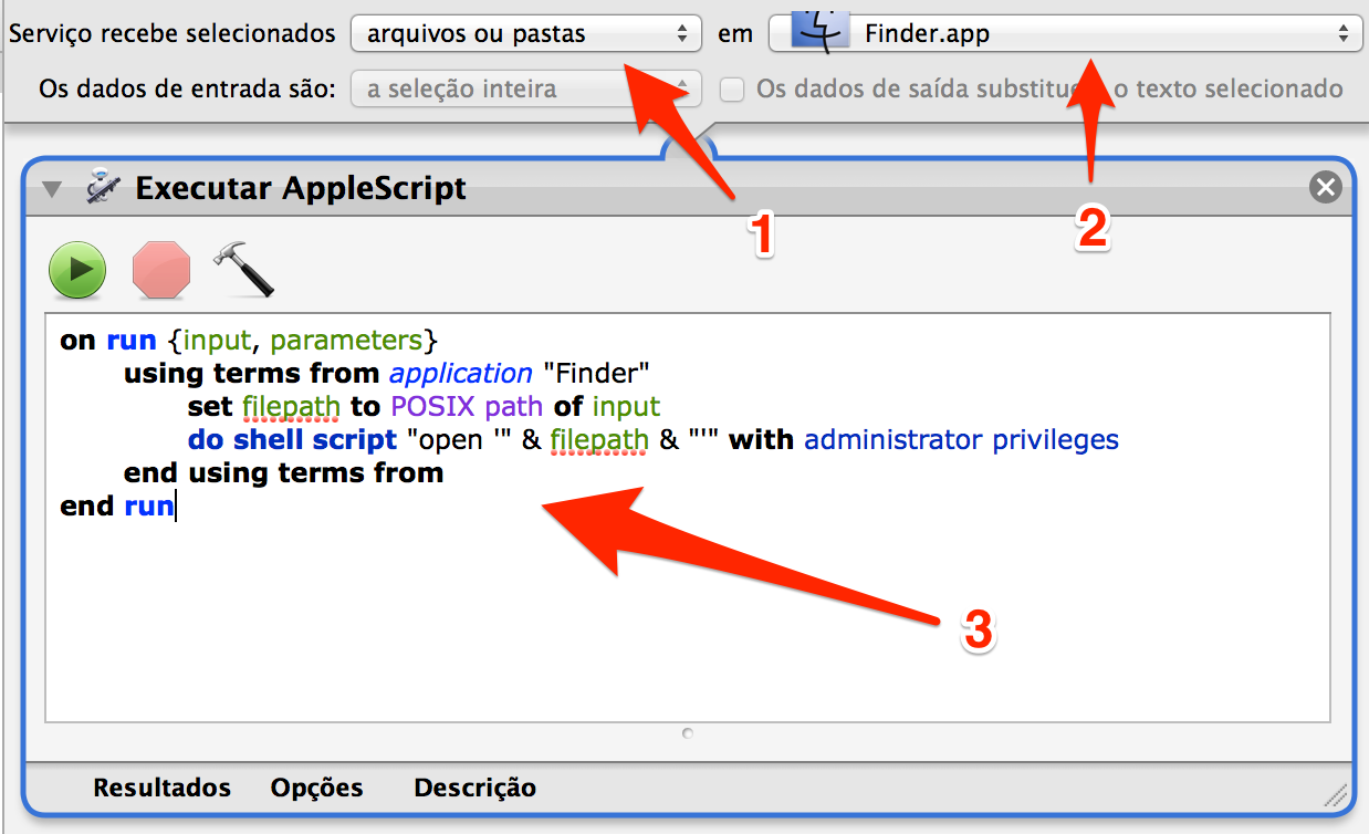 Executando programas com credenciais de Administrador